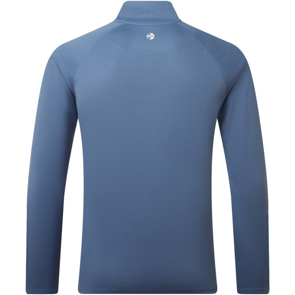 2026 Gill Da Uomo UV Tec Long Sleeve Zip Tee UV009 - Storm Blue